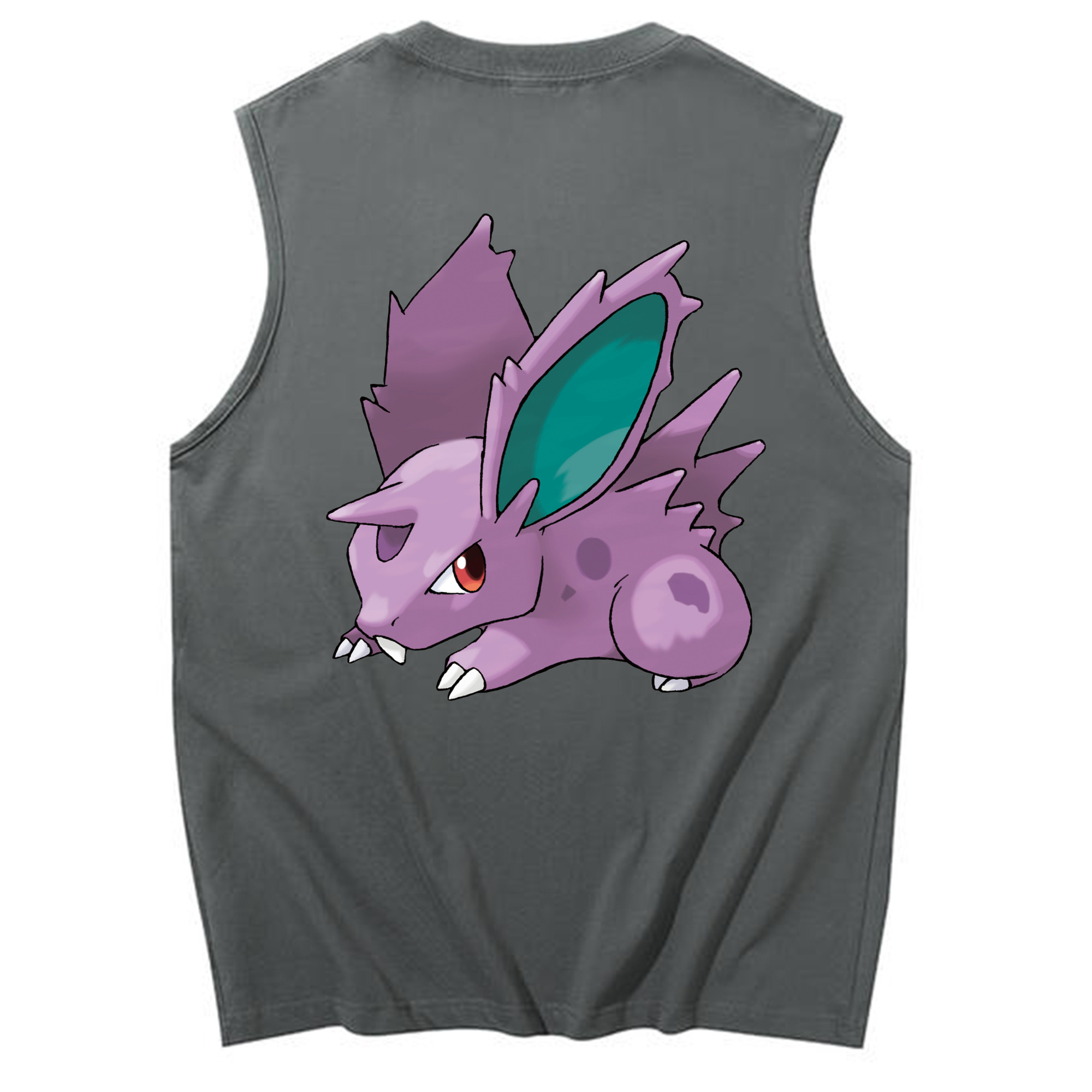 （画像用） ポケットモンスター Pokémon コットン100％タンクトップ（背面プリント）